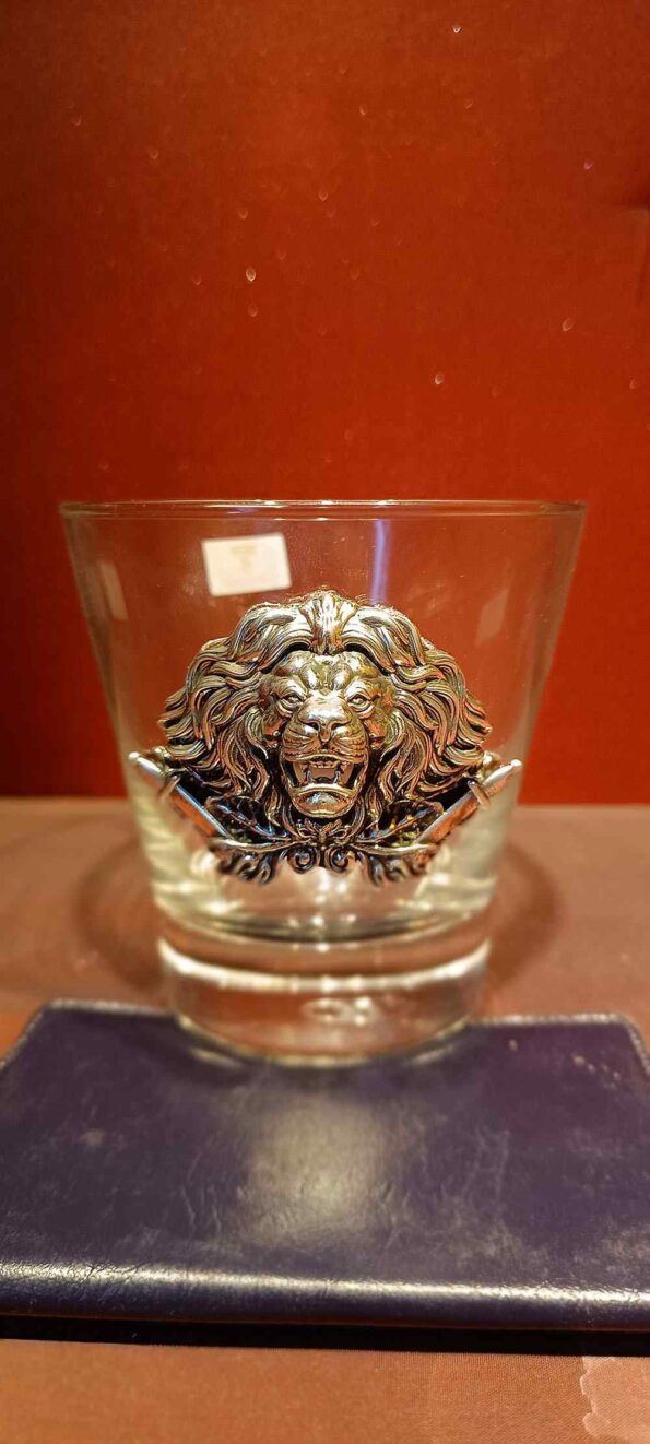 Shot Glass Silver Tiger 1