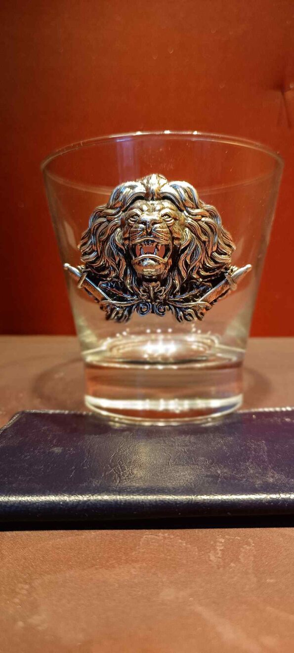 Shot Glass Silver Tiger 3