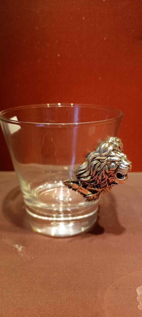 Shot Glass Silver Tiger 5