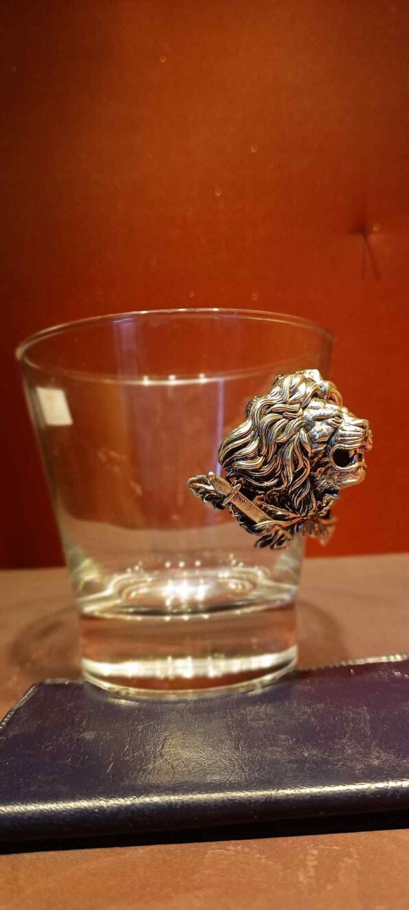 Shot Glass Silver Tiger 8