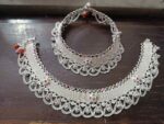 Traditional Indian Bridal Sterling Silver Anklets Set15