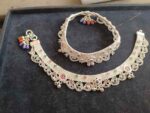 Traditional Indian Bridal Sterling Silver Anklets Set3